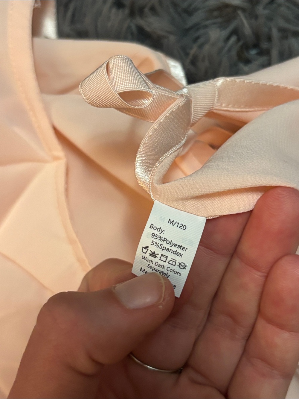 Light Pink Flowy Mini Skirt Wrap skirt nwot - Picture 3 of 4